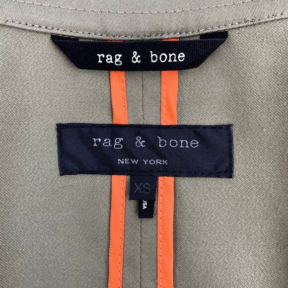 Rag & Bone bomber aviator diplomat trench coat - Picture 14 of 14
